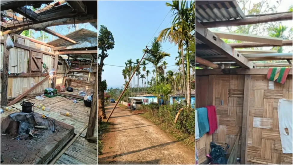 Extensive damage to houses reported in Eastern West and West Khasi Hills; One child dead